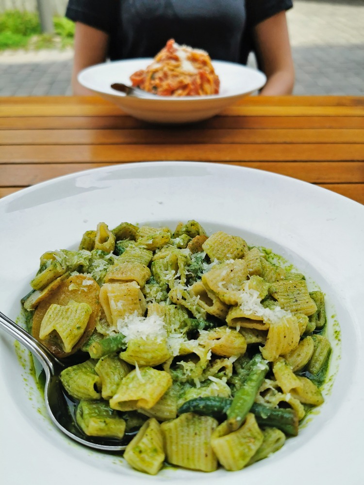 pasta dish at Pazzo Pizzeria