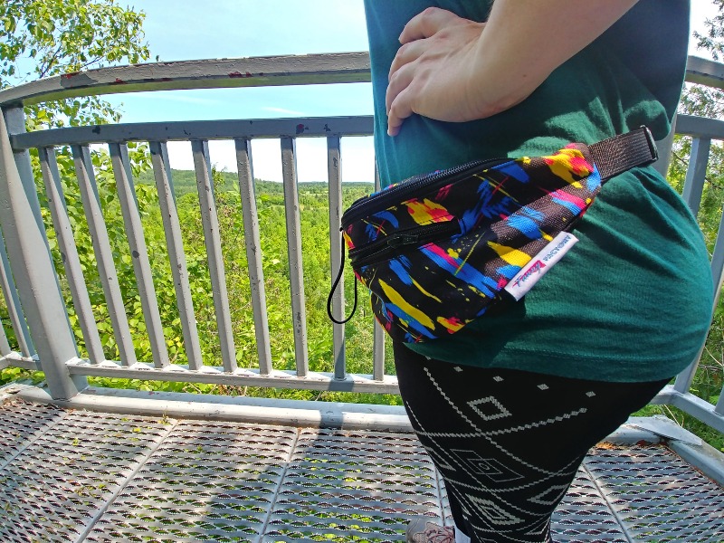hiking with the fanny pack