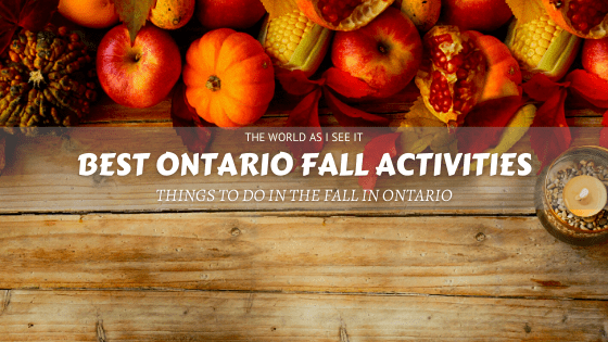 things to do in fall in Ontario