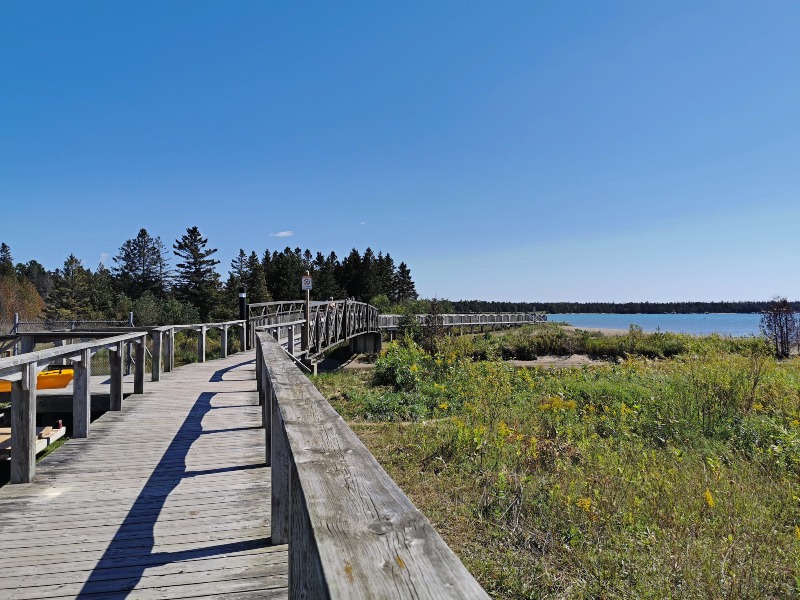 Providence Bay boardwalk