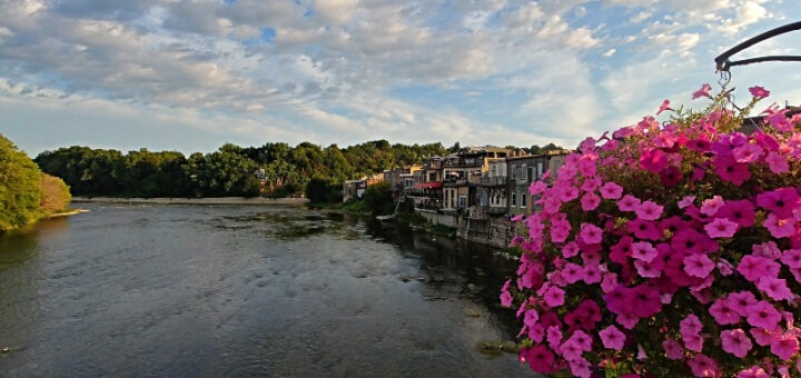 Grand River through Paris Ontario