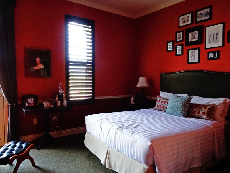 Mary Shelley room at the Arlington Hotel