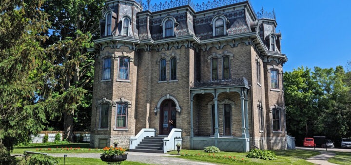 Exterior of a grand old home known as the Glanmore National Historic Site