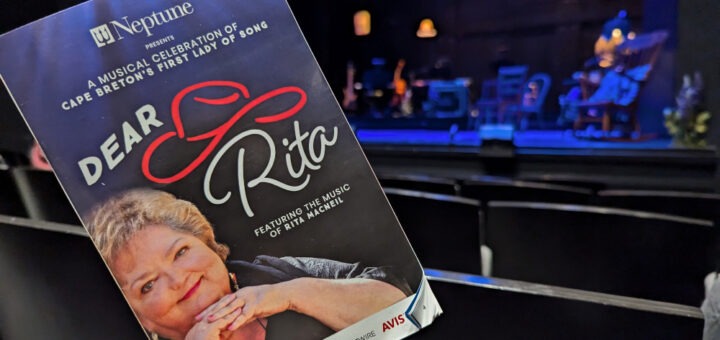 Inside the Neptune Theatre in Halifax Dear Rita playbill