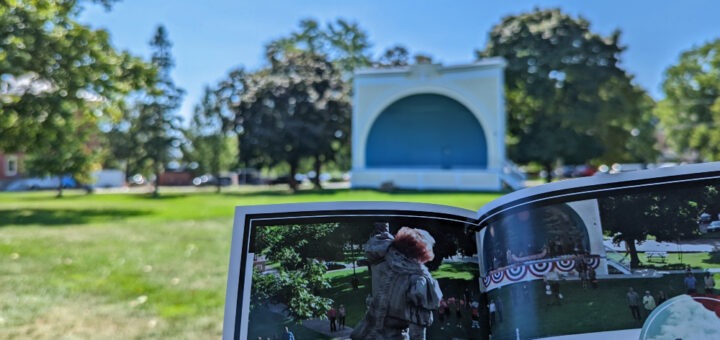 Memorial Park bandshell and IT Filming locations in Port Hope guide