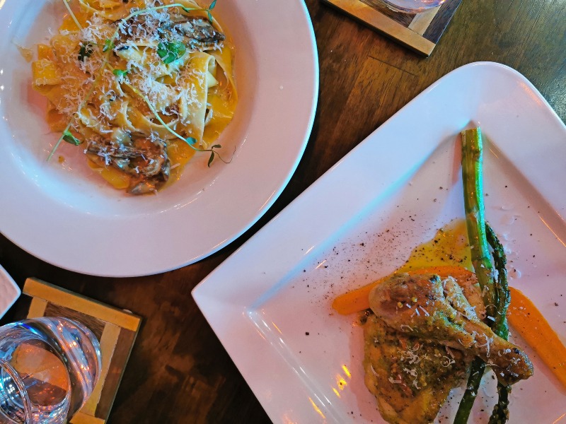 Dinner at Bacio Trattoria