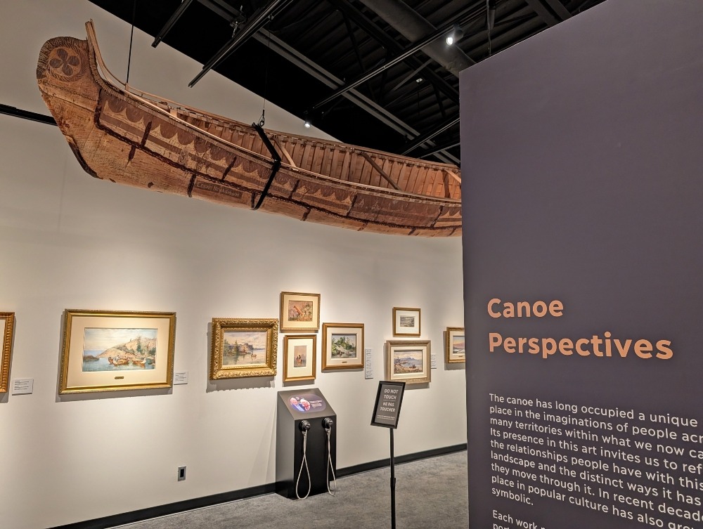 Canoe Perspectives exhibit at the Canadian Canoe Museum