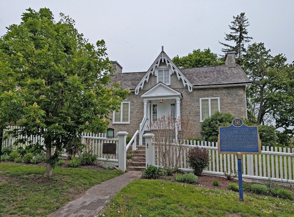 Hutchison House exterior, an old limestone house