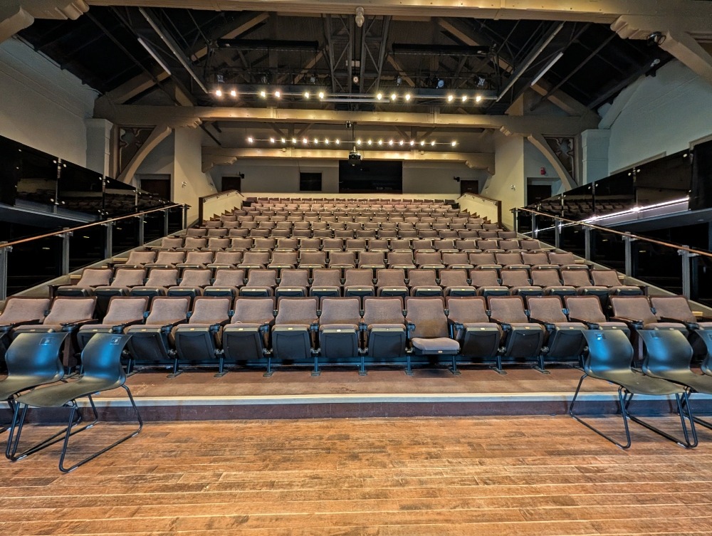 Seating at Market Hall Performing Arts Centre